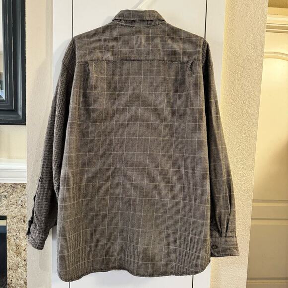 Vintage Sir Pendleton Worsted Wool Plaid Men’s Button Down Shirt XL - Picture 4 of 6